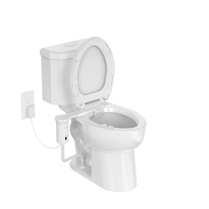 Toilet Odor Extractor, Model ANS-01PM (Plug-in Powered, Touchless Manual Control with Sensor)