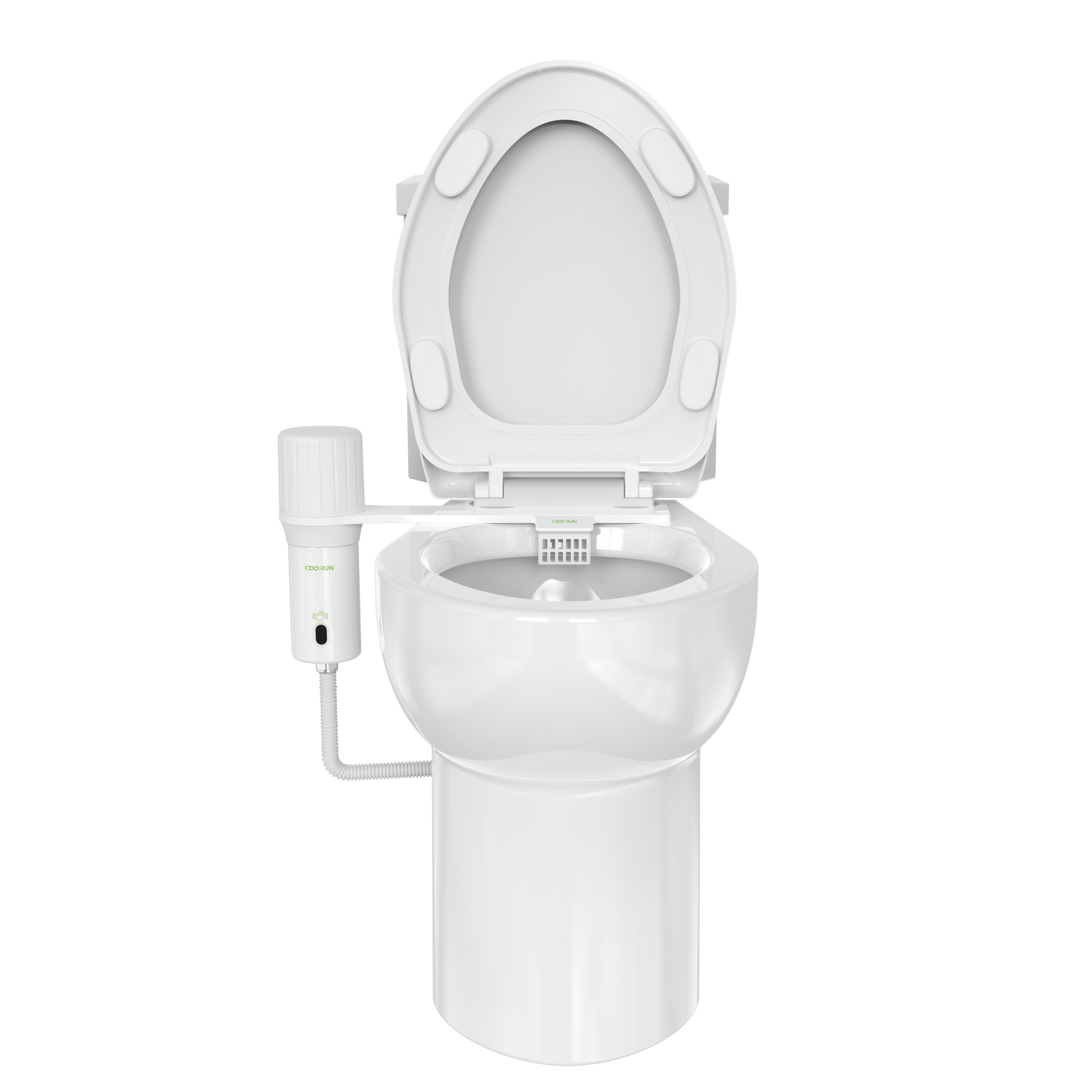 Toilet Odor Extractor, Model ANS-01RM (Rechargeable Battery Powered, Touchless Manual Control)