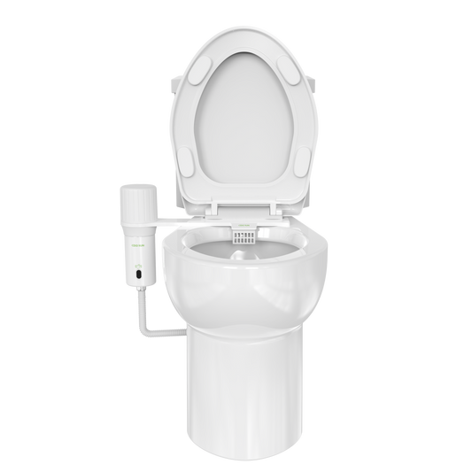 Toilet Odor Extractor, Model ANS-01RM (Rechargeable Battery Powered, Touchless Manual Control)